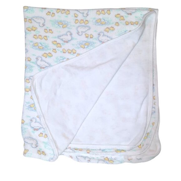 Vintage Carter's Mama & Baby Ducks Hooded Terry Bath Towel 30" X 33" - Picture 2 of 5